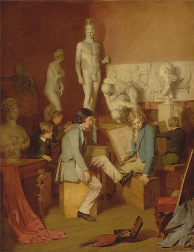 Interior of an Academy: The Critics by William Stewart